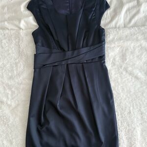 Elegant Navy Blue Dress
